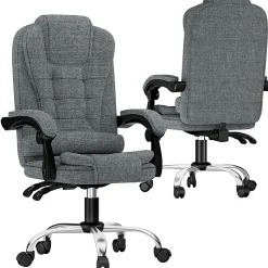 Fauteuil de bureau ergonomique avec dossier haut