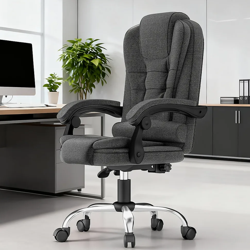 Fauteuil de bureau ergonomique avec dossier haut