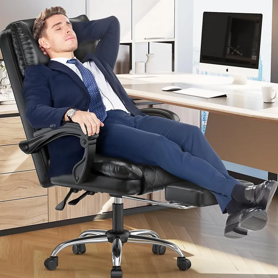 Fauteuil de bureau ergonomique H02-Noir