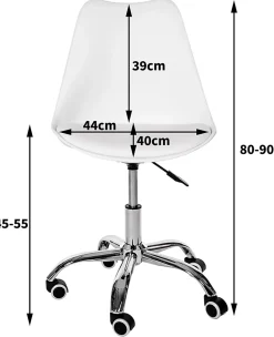 Fauteuil du bureau enfant AKORD FD005 Blanc