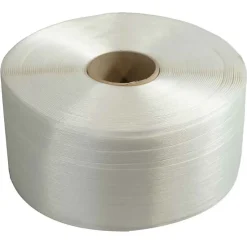 Feuillard de cerclage fil à fil 16 mm x 850 m - Qualité PRO TECPLAST FF - Haute Résistance 450kg - Feuillard textile PET