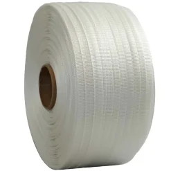 Feuillard de cerclage tressé 16 mm x 850 m - Qualité PRO TECPLAST FT - Haute Résistance 450kg - Feuillard textile PET