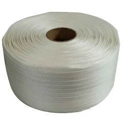 Feuillard de cerclage tressé 16 mm x 850 m - Qualité PRO TECPLAST FT - Haute Résistance 450kg - Feuillard textile PET