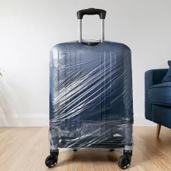 Film Etirable - Poignée - Petit Format Emballage Transparent - 150 m - Support Palette Valise Ordinateur - Protection Meuble