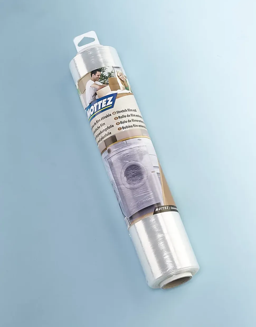 Film étirable transparent pour protection 300 x 45 cm Mottez
