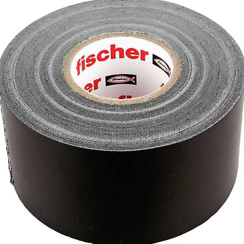fischer UNIVERSAL TAPE STRONG ruban adhésif toile noir 25 m x 48 mm