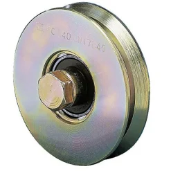 Galet à gorge V à décharge 60mm - FRATELLI COMUNELLO - 306Y-60