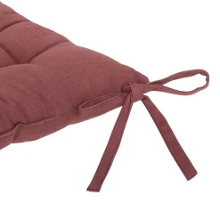 Galette de chaise Anjali prune 38x38cm - Atmosphera
