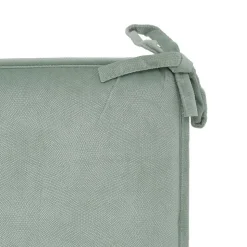 Galette de chaise Lilou vert céladon 38x38cm - Atmosphera