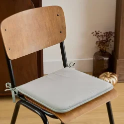 Galette de chaise Lilou vert céladon 38x38cm - Atmosphera