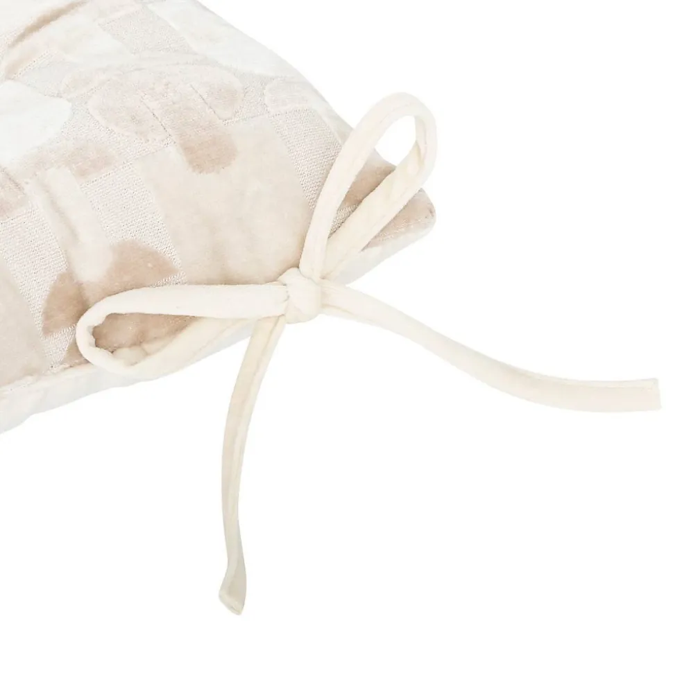 Galette de chaise Luna jacquard lin 38x38cm - Atmosphera