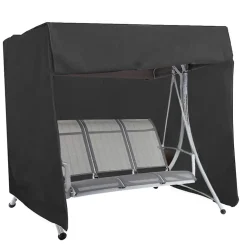 Garden Swing Cover Ferocity 195 x 120 x 155 cm Black 1 pc.