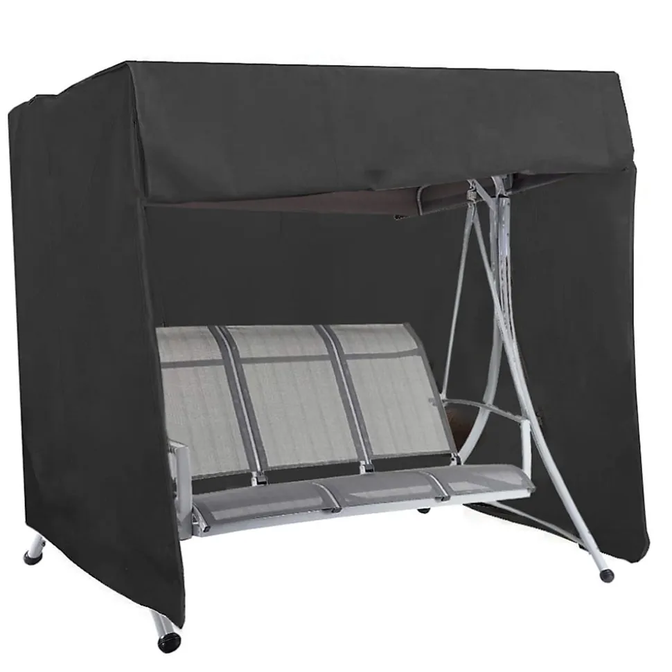 Garden Swing Cover Ferocity 215 x 150 x 155 cm Black 1 pc.