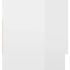 Garde-robe blanc brillant 70x32,5x35 cm bois d'ingénierie vidaXL