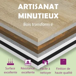 Garde-robe blanc brillant 70x32,5x35 cm bois d'ingénierie vidaXL