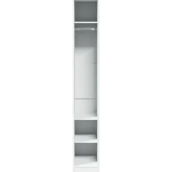 Garde-robe Blanc 30x50x200 cm Bois d'ingénierie vidaXL
