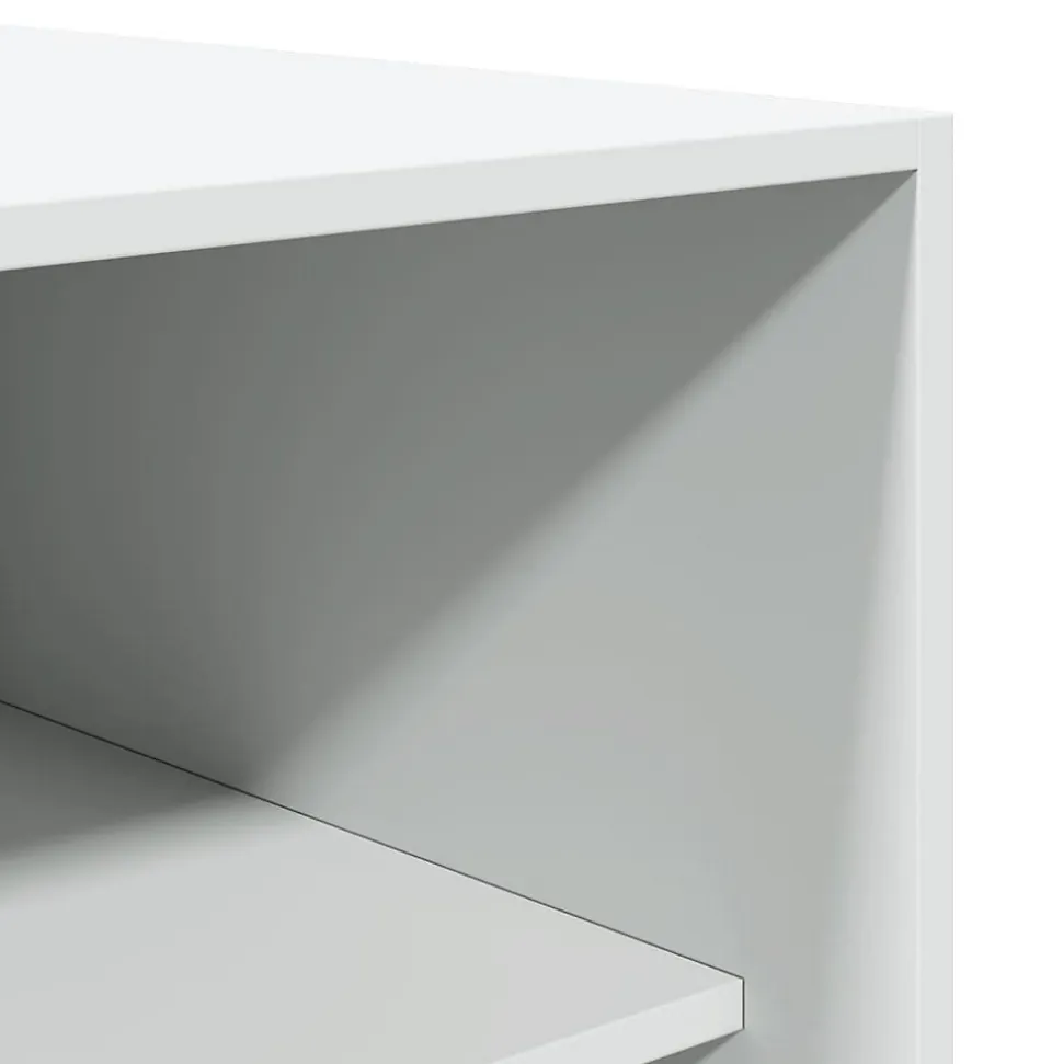 Garde-robe Blanc 50x50x200 cm Bois d'ingénierie vidaXL