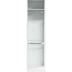 Garde-robe Blanc 50x50x200 cm Bois d'ingénierie vidaXL