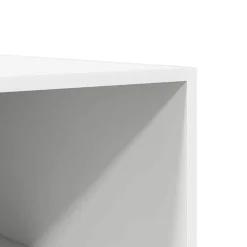 Garde-robe Blanc 50x50x200 cm Bois d'ingénierie vidaXL