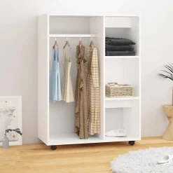Garde-robe Blanc 80x40x110 cm vidaXL
