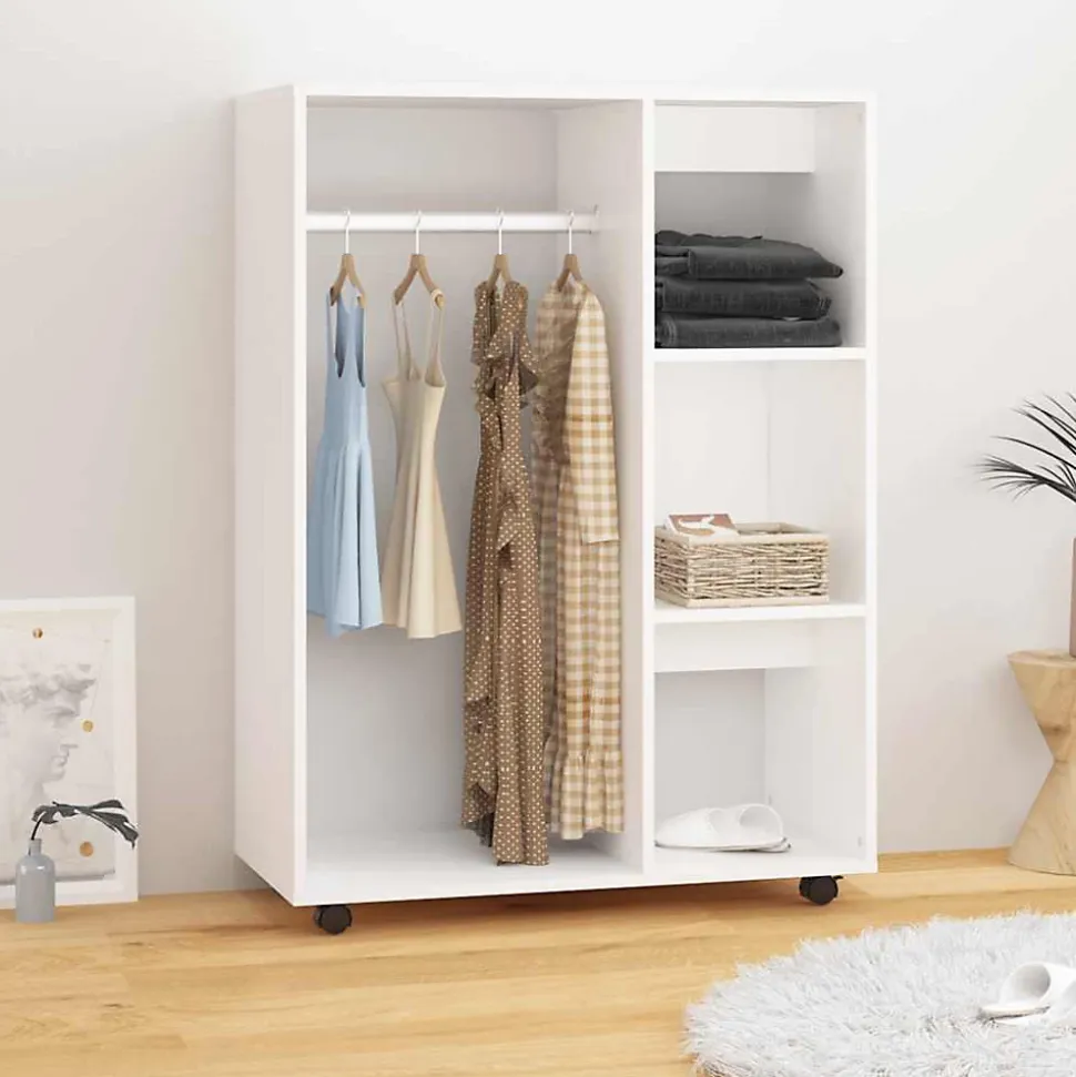 Garde-robe Blanc 80x40x110 cm vidaXL
