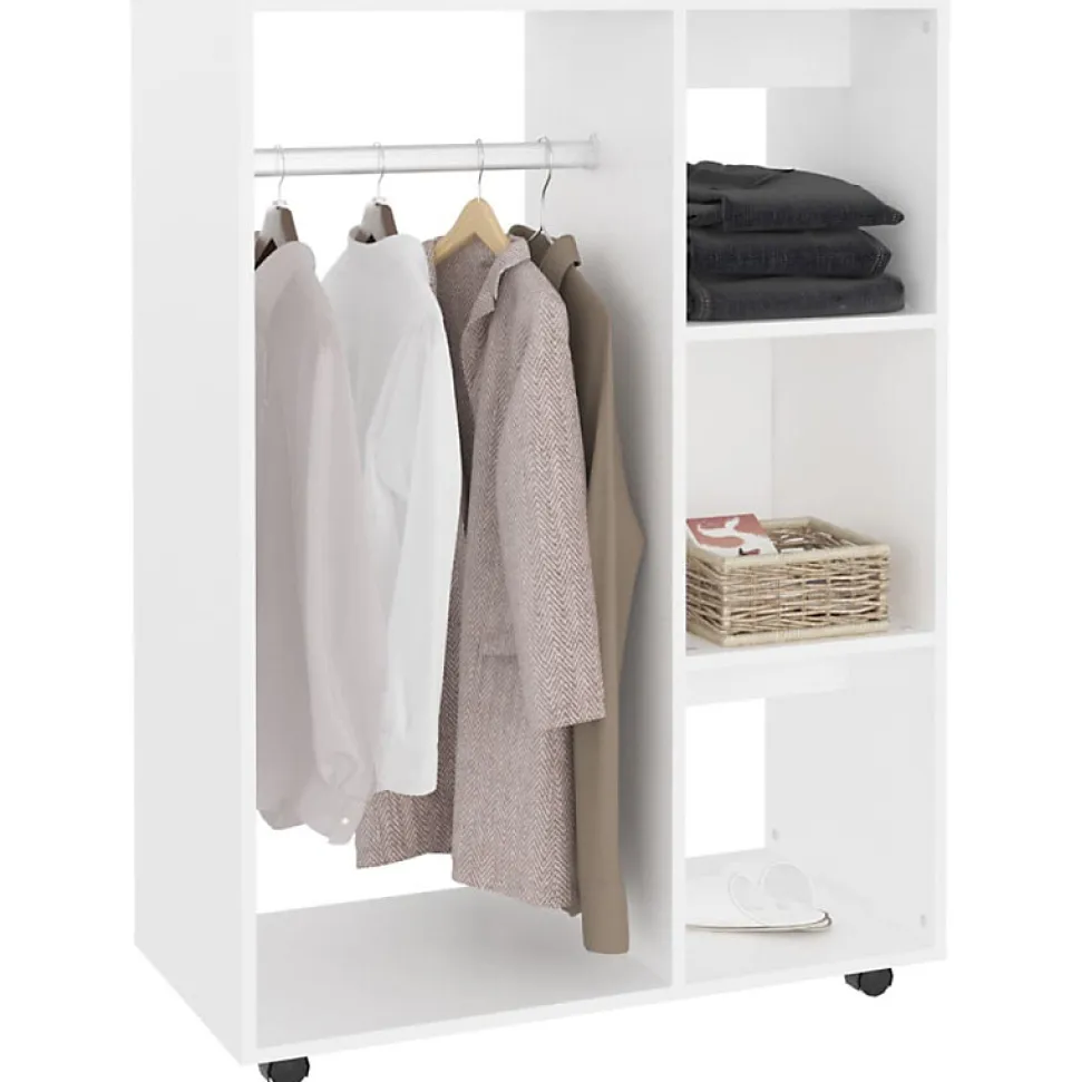 Garde-robe Blanc 80x40x110 cm vidaXL