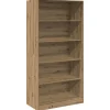Garde-robe chêne artisanal 100x50x200 cm bois d'ingénierie vidaXL