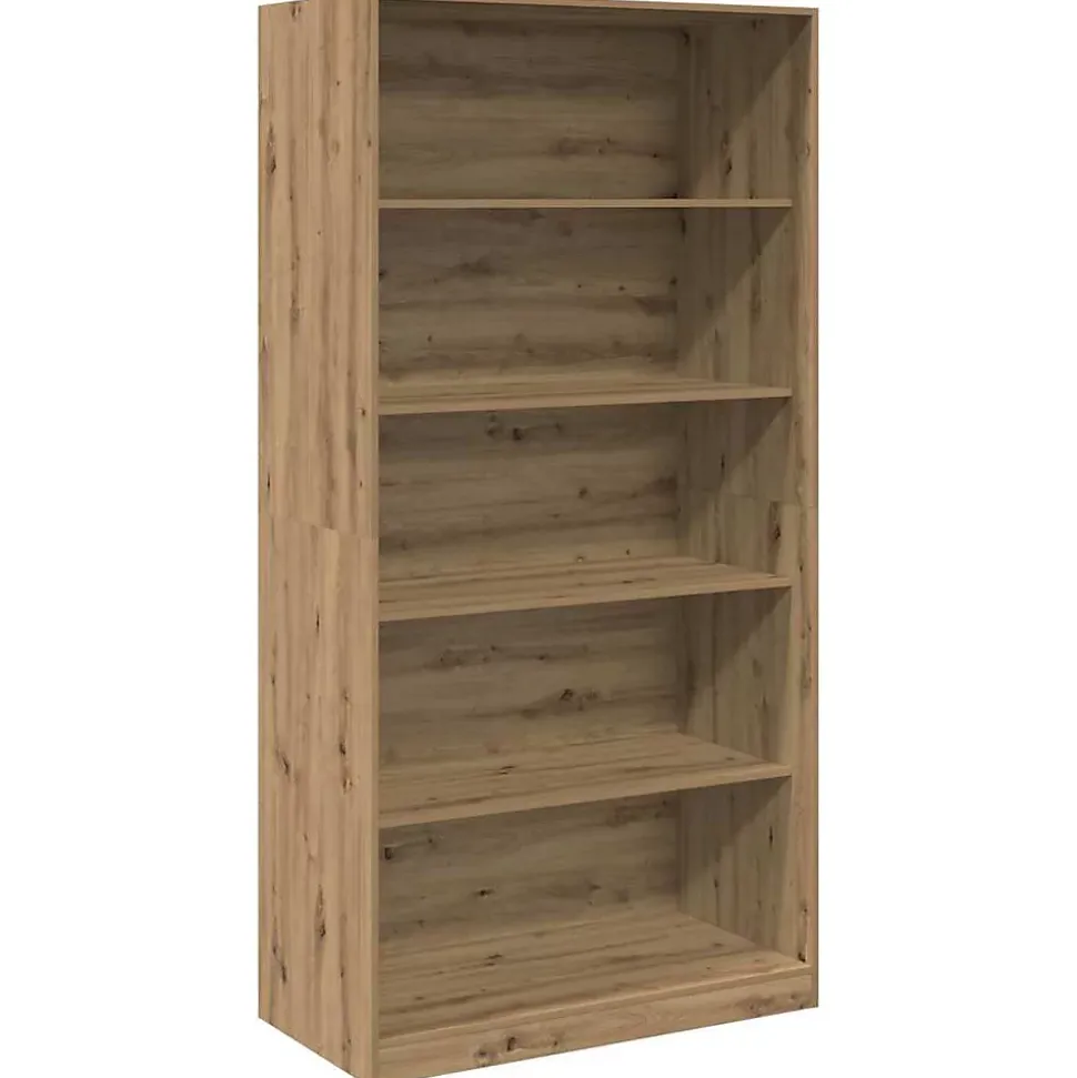 Garde-robe chêne artisanal 100x50x200 cm bois d'ingénierie vidaXL
