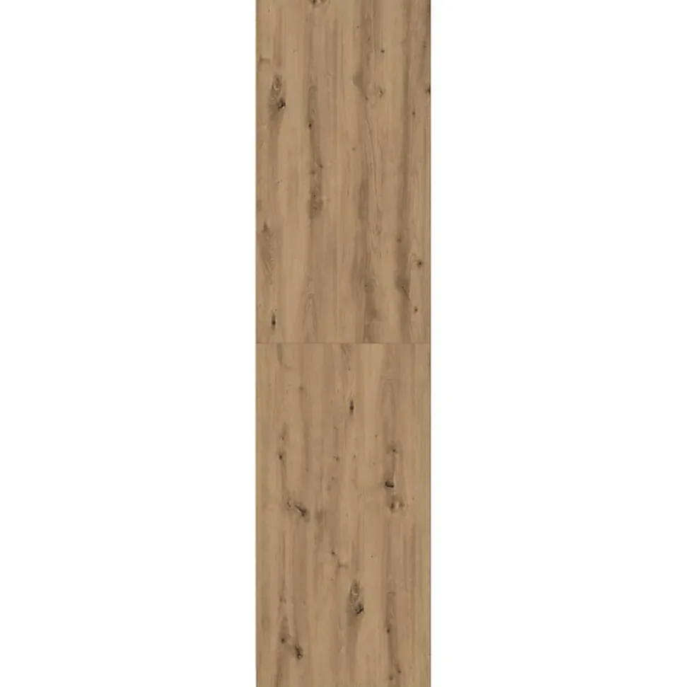 Garde-robe chêne artisanal 100x50x200 cm bois d'ingénierie vidaXL