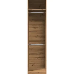 Garde-robe chêne artisanal 50x50x200 cm bois d'ingénierie vidaXL