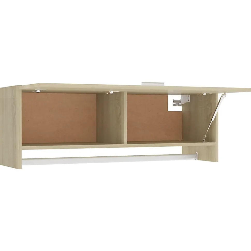 Garde-robe chêne sonoma 100x32,5x35 cm bois d'ingénierie vidaXL