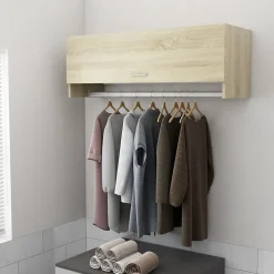 Garde-robe chêne sonoma 100x32,5x35 cm bois d'ingénierie vidaXL