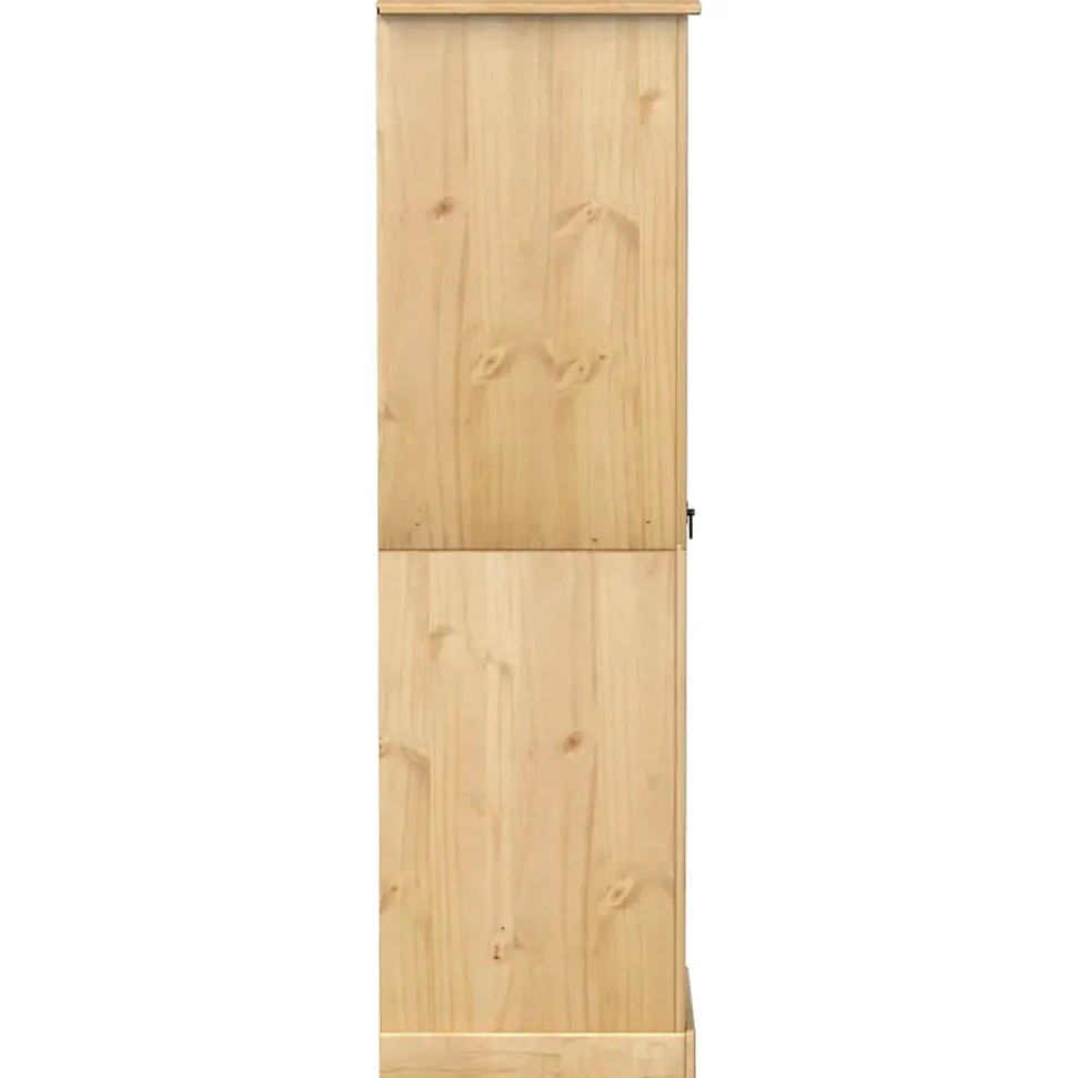 Garde-robe Corona 55x50x170 cm bois de pin massif vidaXL