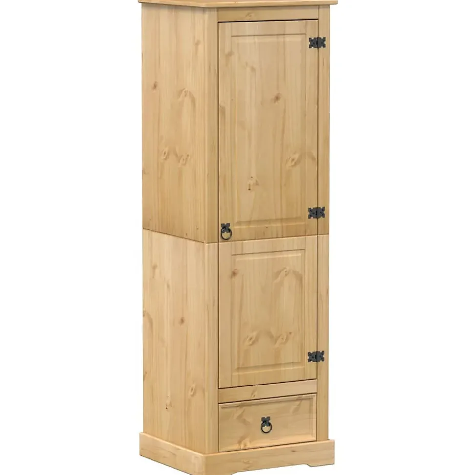 Garde-robe Corona 55x50x170 cm bois de pin massif vidaXL