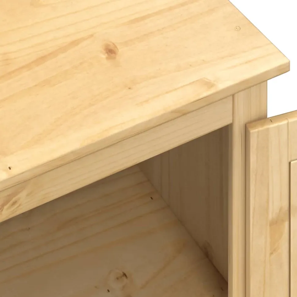 Garde-robe Corona 55x50x170 cm bois de pin massif vidaXL