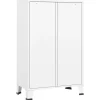 Garde-robe industrielle Blanc 67x35x107 cm Acier vidaXL