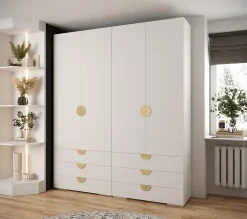 Garde-robe Inova 4 porte battante 236,7/200/47 4 Portes (blanc)