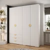 Garde-robe Inova 4 porte battante 236,7/200/47 4 Portes (blanc)
