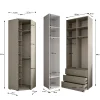 Garde-robe Inova 4 porte battante 236,7/182/47 4 Portes (blanc)