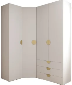 Garde-robe Inova 4 porte battante 236,7/182/47 4 Portes (blanc)