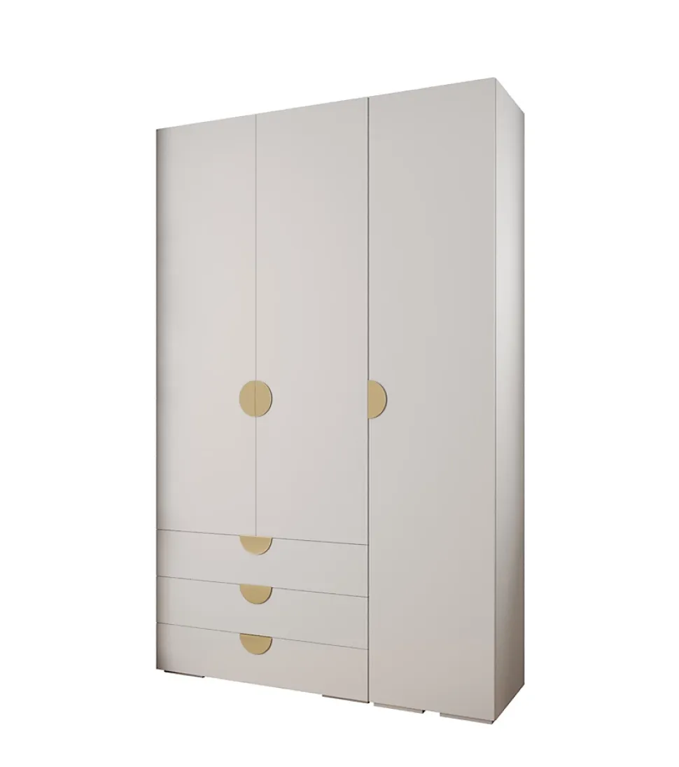 Garde-robe Inova 4 porte battante 236,7/150/47 3 Portes (blanc)