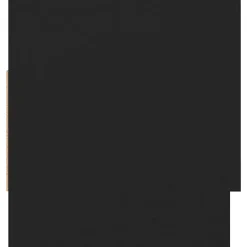 Garde-robe noir 70x32,5x35 cm bois d'ingénierie vidaXL