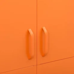 Garde-robe Orange 90x50x180 cm Acier vidaXL