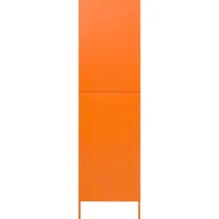 Garde-robe Orange 90x50x180 cm Acier vidaXL