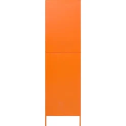 Garde-robe Orange 90x50x180 cm Acier vidaXL