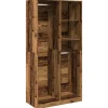 Garde-robe vieux bois 100x50x200 cm bois d'ingénierie vidaXL