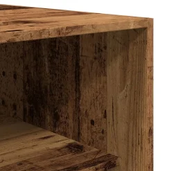 Garde-robe vieux bois 80x50x200 cm bois d'ingénierie vidaXL