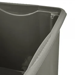 Grand Bac en plastique recyclé 45 litres - Gris