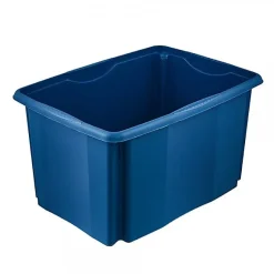Grand Bac en plastique recyclé 45 litres - Bleu