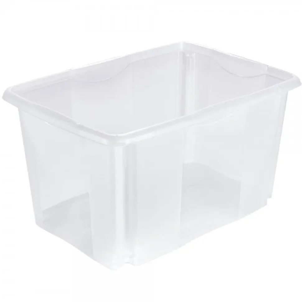 Grand Bac Transparent empilable emboitable 45 litres